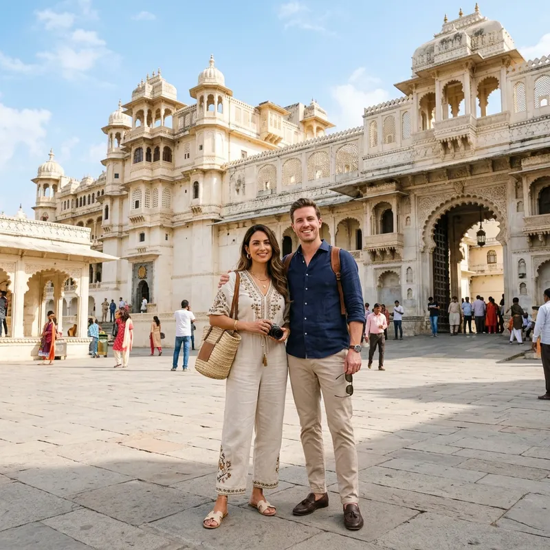 Travelers in India